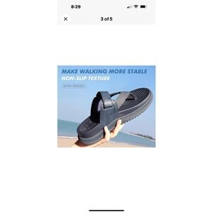 Orthopedic Flip Flops for Men Mens Arch Support Walking Sandals Sport Recover...